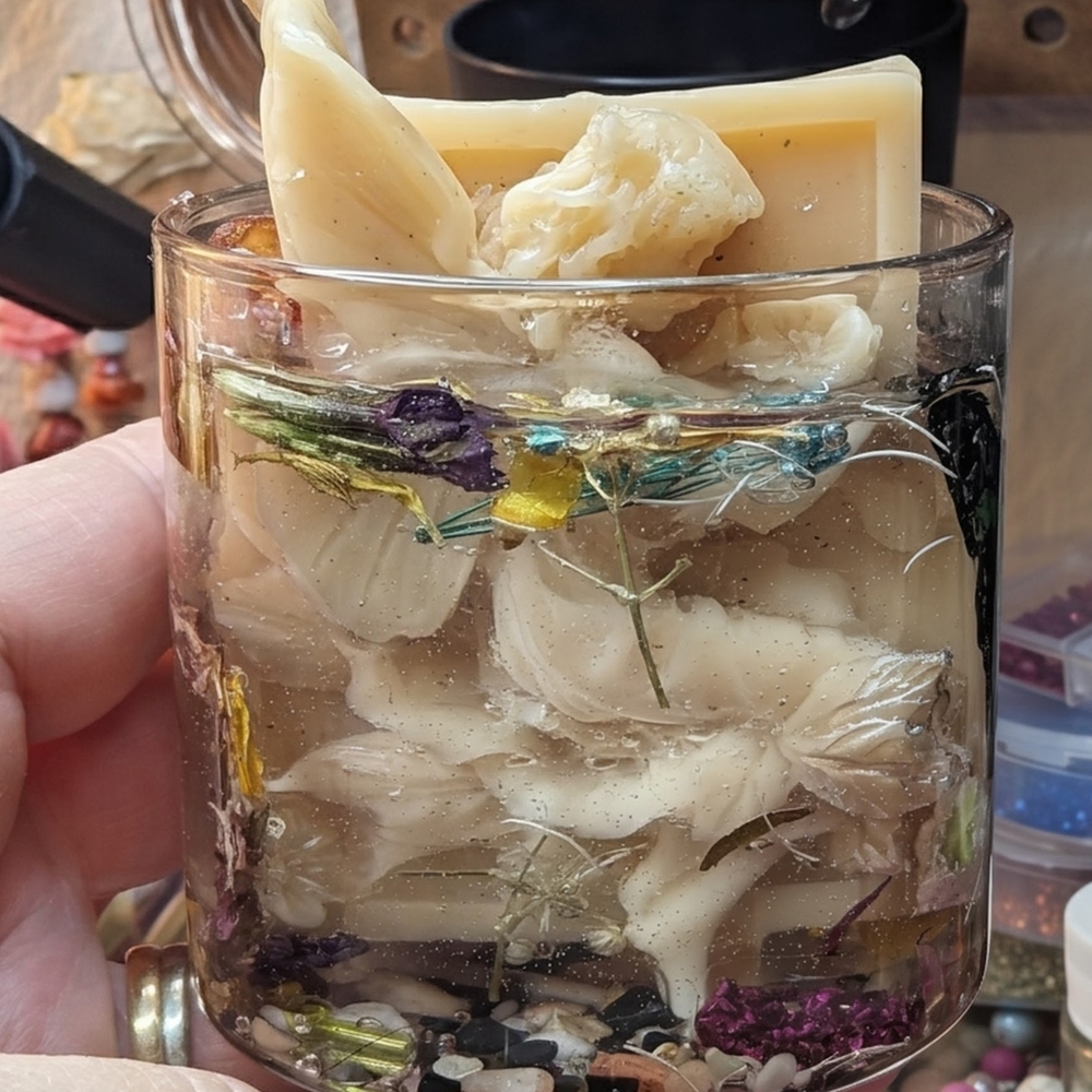 Handcrafted Floral Scented Candle